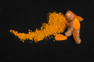 Curcumin root and turmeric spice