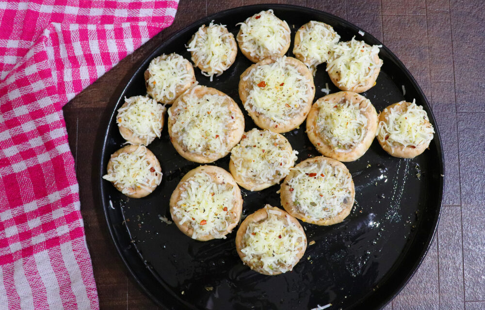 Paleo Crab-Stuffed Mushroom Caps