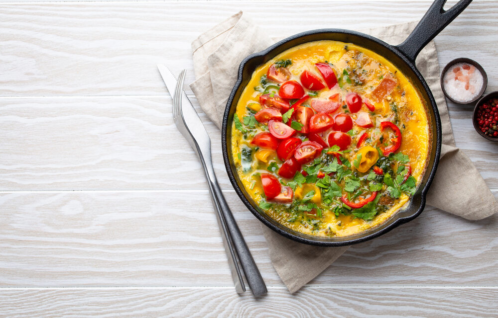 Paleo Spinach-Tomato Fritata